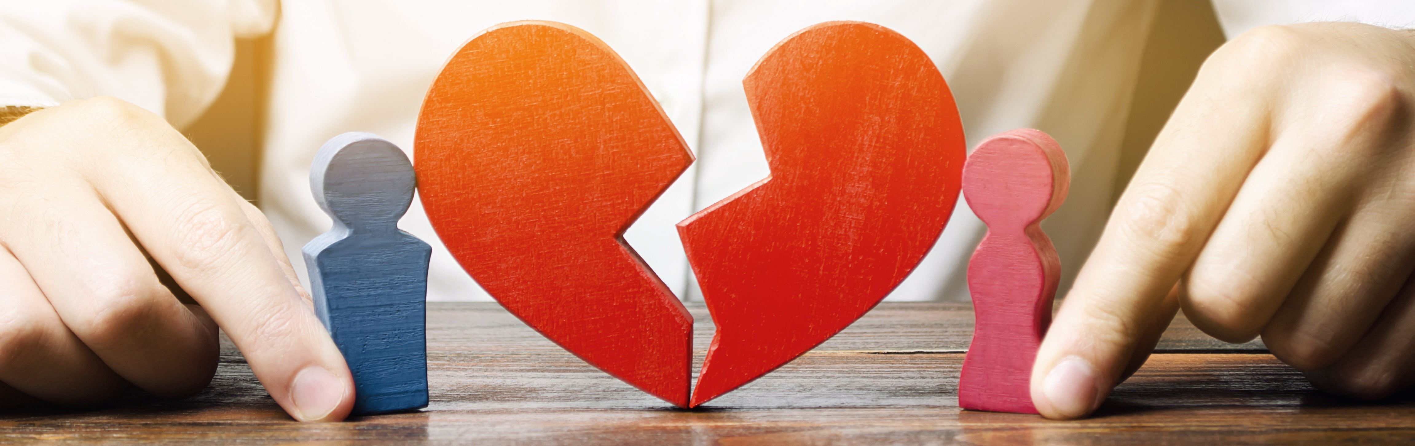 divorce breaking heart